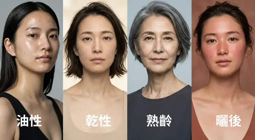 不同膚質對色素的吸收程度差異很大