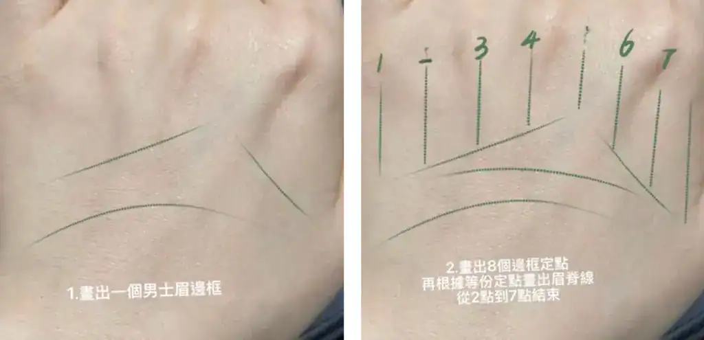 男士眉畫法