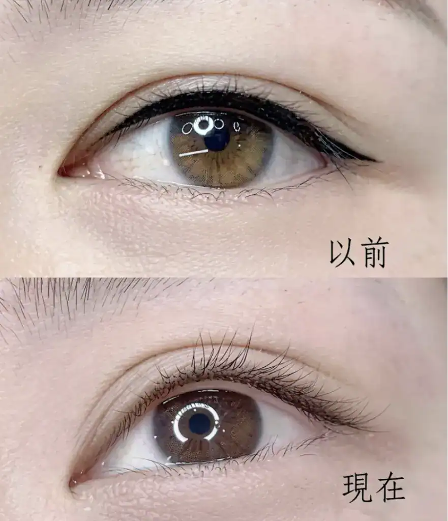 傳統紋眼線 vs 霧咖眼線
