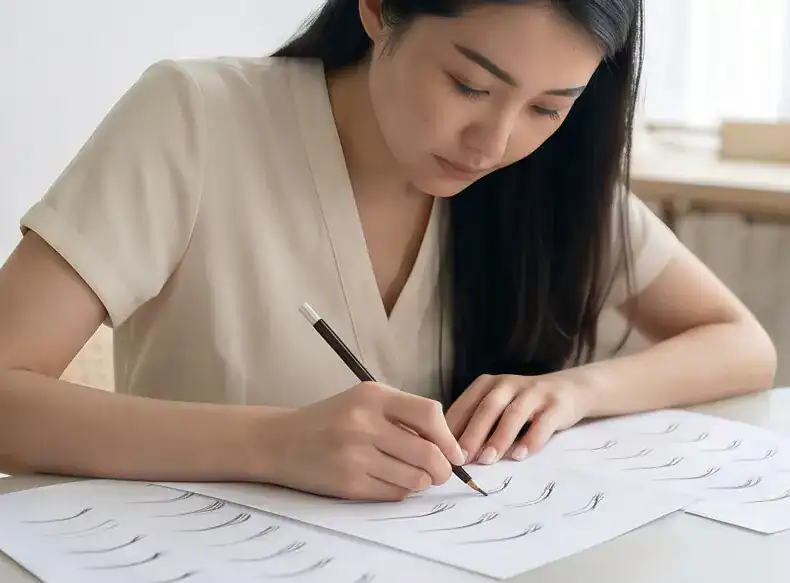 紋繡素描